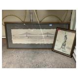 Brooklyn Bridge & Statue Of Liberty Framed Photos