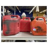 3 Gas Cans.