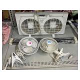 Comfort Zone Window Fan, Clamp Fans, and More.