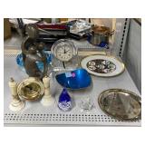 Vintage Battery Operated Clocks, Hand Blown Glass