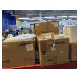 Boxes Of Assorted Parts. Ice Trays, Dehumidifier
