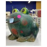 Ceramic Frog Piggy Bank.