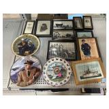 Collectors Plates, Framed Pictures. SeePhotos