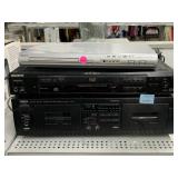 Yamaha Double Cassette Deck, Sony DVD Player &