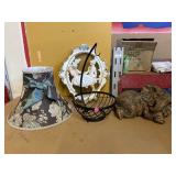 Elephant Statue, Lampshade & More