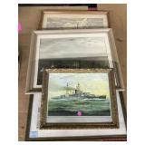 Assorted Framed Photos.