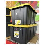 Storage Containers W/Lids 27gal
