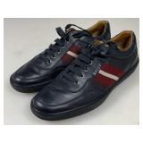 A new pair of black leather Bally shoes, size 9E