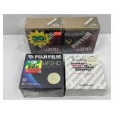 4 Sealed Boxes 3 1/2in MicroFloppy Disks