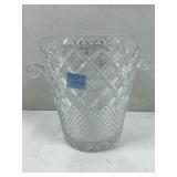 Vtg Crystal Ice Bucket