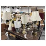 Assorted Table Lamps with Shades