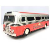 Red and Silver battery powered, Sonicon bus