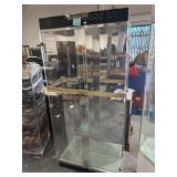 6ft Acrylic Display Cabinet with Glass Shelves -