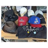 Assorted Hats and T-Shirts sz L