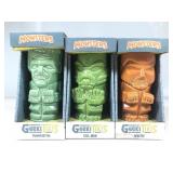 3 NIB Monsters Geeki Tikis Mugs