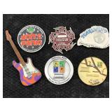 6 Geocaching Coins, See Photos