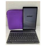 Samsung Galaxy Tab A7 Lite SM-T227U w/ Keyboard.