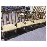 Set 6 Mid-Century Modern Wood Dining Chairs -