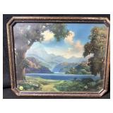 A vintage chromolithograph print titled Glorious