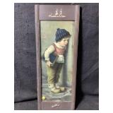 An antique framed chromolithograph, print titled
