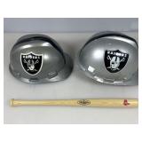 Oakland Raiders helmets