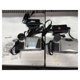 Pair Sharp Viewcam Camcorders - Hi8 with 1 manual
