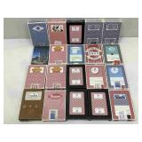 20 decks of miscellaneous playing cards mostly