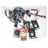 A collection of NFL lanyards depicting the Las
