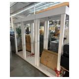 Pick Up At Paradise Mall 3-white Ligth Up Racks,