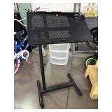 Rolling Adjustable Height Computer Desk