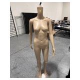 Plastic Life Size Female Mannequin with Stand