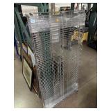 Pair NSF Wire Rack Shelves 4ft long Round Post