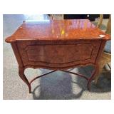 Louis XV-Style Side Table with 2 Drawers -