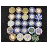 Collection Of Casino Chips, Tokens & More