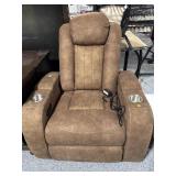 Deluxe Electric Recliner with USB, Double Cup