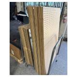 Peg Board Sheets - approx. 3x4ft and 30x34 -
