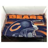 Chicago bears fan lot, approx 42x58in