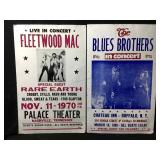 Two vintage style reproduction of posters for a