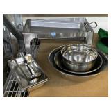 Assorted Cooking Items. Bowls, Buffett Trays, &
