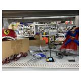 Superman Figurine, Trains, Planes, and More.