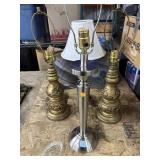 3 Table Lamps with Shades