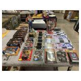 Large Collection Of NASCAR. Toy Cars, Plaques,