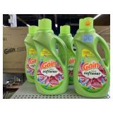 4 New Bottles of Gain Fabric Softener.