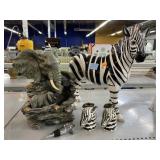 Decorative Elephants Water Fountain and Ceramic