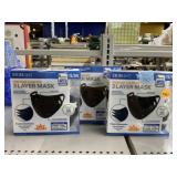 3 New Packs of 3 Layer Mask. 6 per Package.