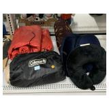 Camping Gear and Neck Pillows.