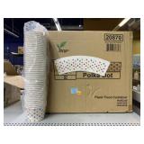 Case of 1,000 New Paper Food Containers.