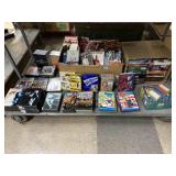 Large Collection of DVDï¿½s, VHS, and More.