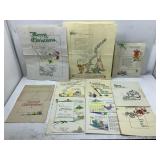 1950ï¿½s Homemade Mimeograph Oversized Christmas
