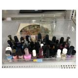 Nail Polishes, Tray, and More.